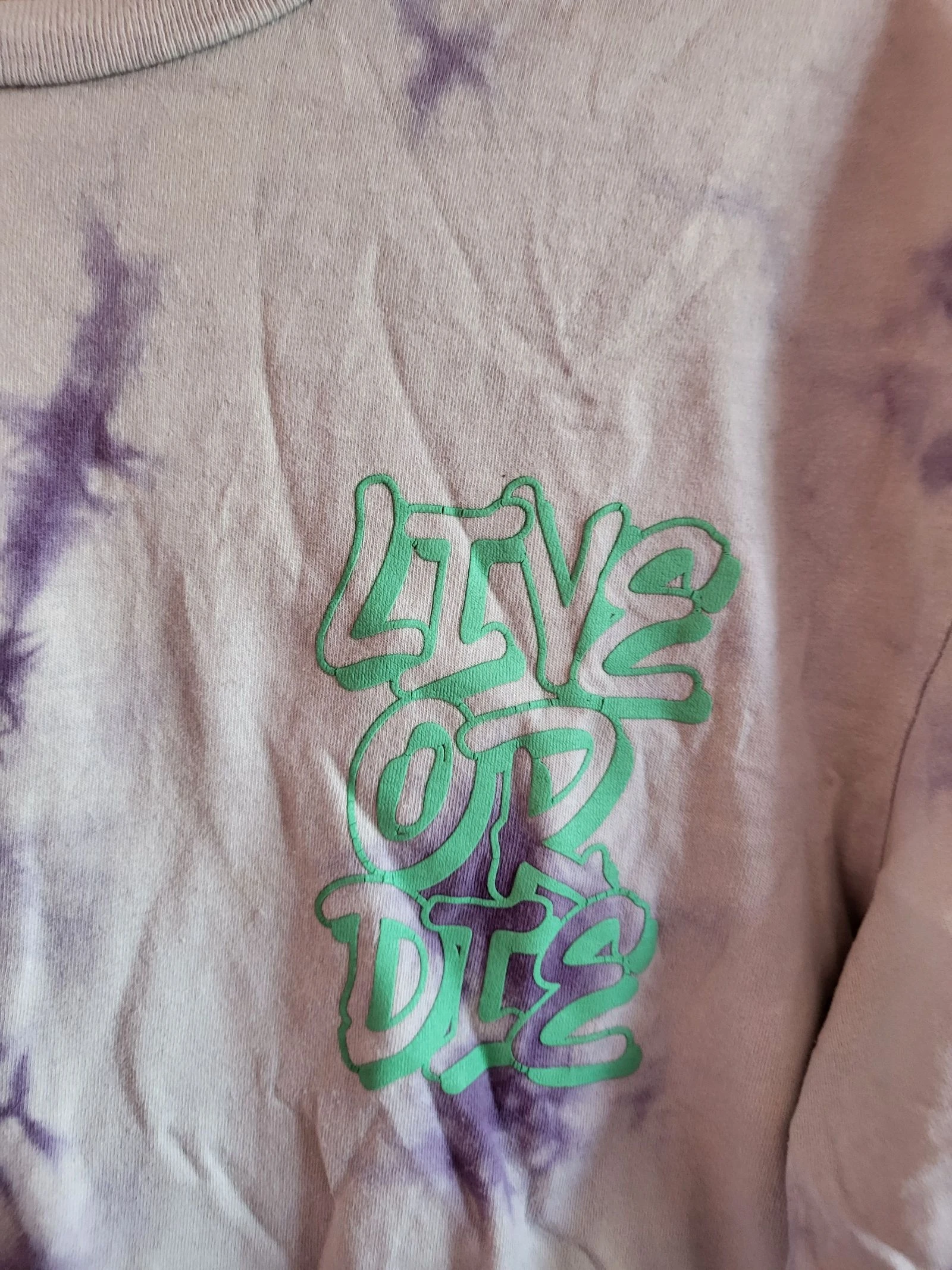 Tee shirt violet new yorker  – photo 4